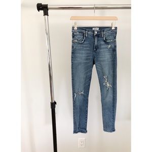 AGOLDE DISTRESSED DENIM